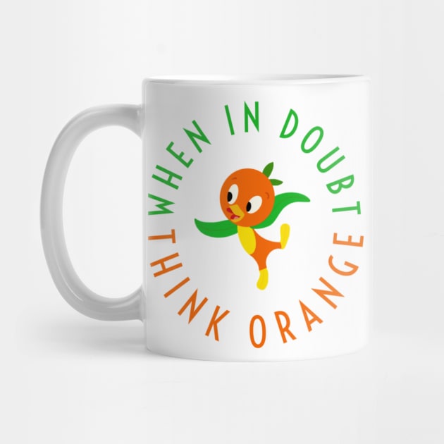 Orange bird by Hundred Acre Woods Designs